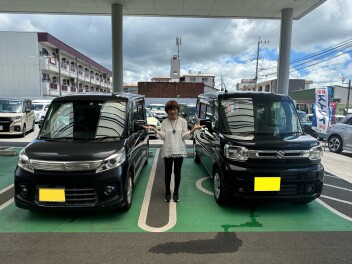 スペーシアからスペーシアへお乗り換えいただきました！